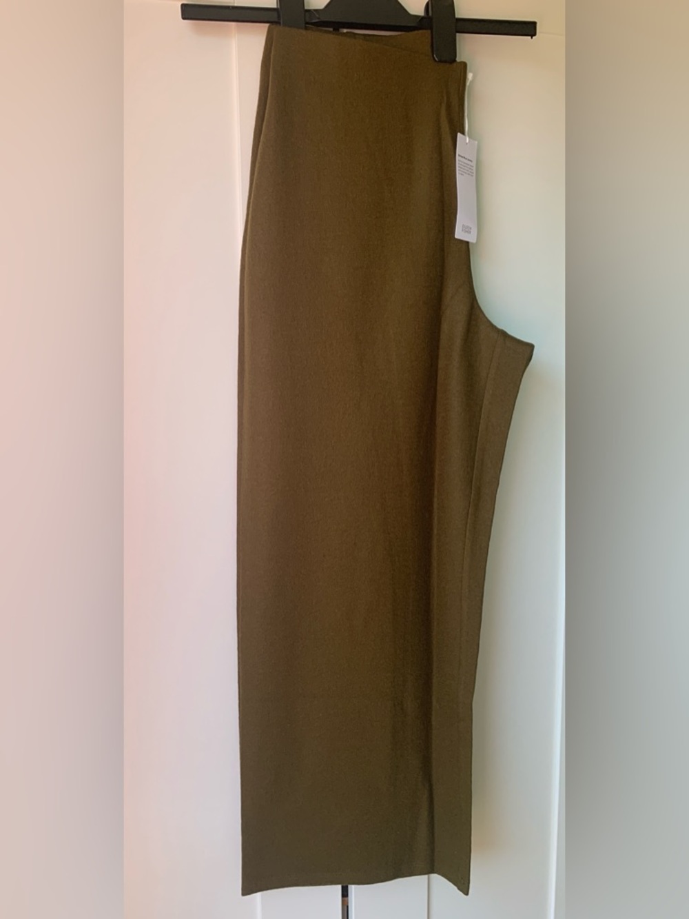 NWT Eileen Fisher Boiled Wool Jersey Wide Leg Ankle Pant